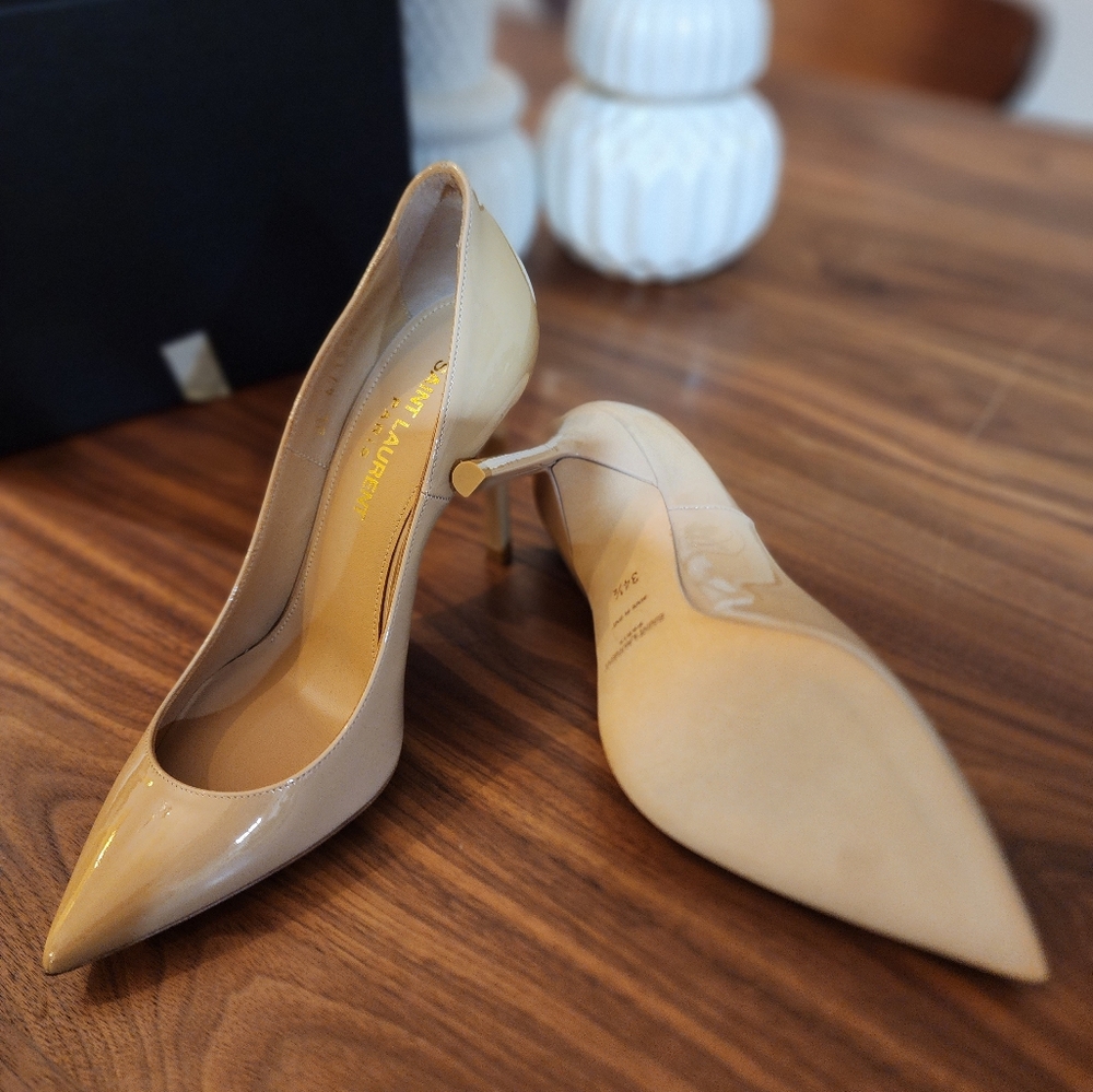 Saint Laurent Anja 105 Patent Pump